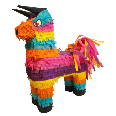 Piniata pentru petreceri aniversare, 48.5 cm x40 cm, Multicolora