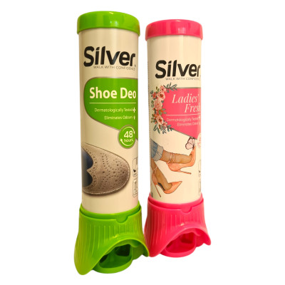Set 2 x Spray Deodorant pentru Incaltaminte Silver Ladies Fresh si Shoe Deo 100 ml