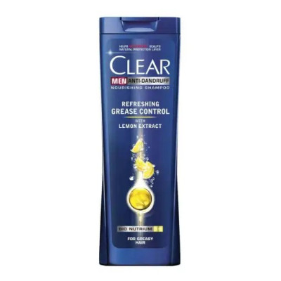 Sampon de par Clear Men Refreshing Grease Control, extract de lamaie, 400 ml