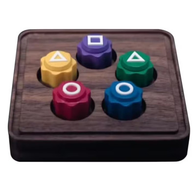 Joc de societate Squid Game Gonggi, 5 piese