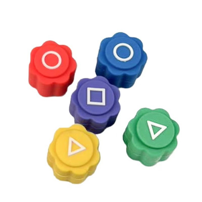 Set Gonggi, joc traditional coreean cu pietricele, din Jocul Calamarului, ideal pentru relaxare si distractie, perfect pentru copii, multicolor