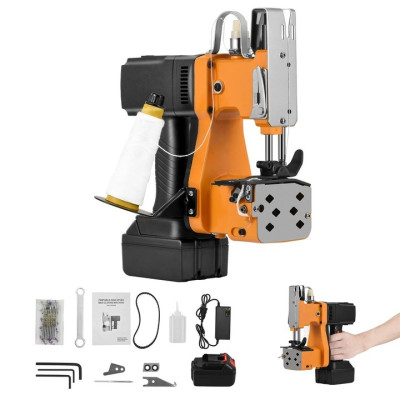 Mașină de cusut portabilă electrică, 210W, acumulator Litiu 2600 mAh, tăiere automată a firului, priză UE 220V Mașină de cusut portabilă electrică, 210W, acumulator Litiu 2600 mAh, tăiere automată a firului, priză UE 220V