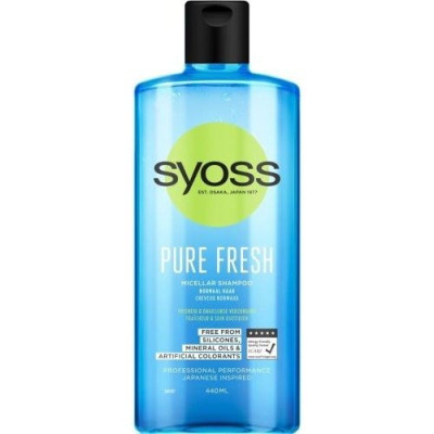 Sampon Syoss Pure Fresh, pentru par subtire, 440 ml Sampon Syoss Pure Fresh, pentru par subtire, 440 ml