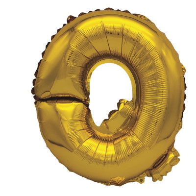 Balon din folie metalizata aurie, Mirific Party, Litera Q, 40 cm, Gold Balon din folie metalizata aurie, Mirific Party, Litera Q, 40 cm, Gold