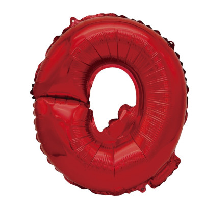 Balon din folie metalizata, Mirific Party, litera Q, 40 cm, Rosu