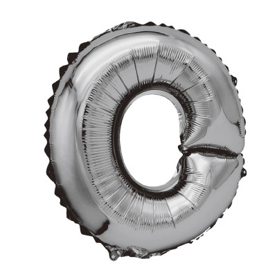 Balon din folie metalizata argintie, Mirific Party, Litera O, 40 cm, Silver Balon din folie metalizata argintie, Mirific Party, Litera O, 40 cm, Silver