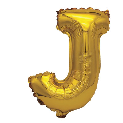 Balon din folie metalizata aurie, Mirific Party, Litera J, 80 cm, Gold Balon din folie metalizata aurie, Mirific Party, Litera J, 80 cm, Gold