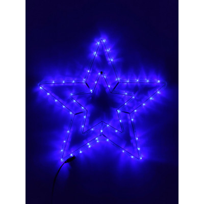 Instalatie de Craciun, Figurina Stea din furtun led pe suport metalic, Albastru cu FLASH, 9030B, Figurina luminoasa furtun led exterior Sdx Market Instalatie de Craciun, Figurina Stea din furtun led pe suport metalic, Albastru cu FLASH, 9030B, Figurina luminoasa furtun led exterior Sdx Market