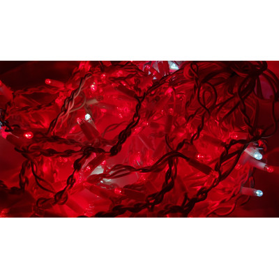 Instalatie de Craciun, 5 m franj FLASH Rosu, 113 leduri, P9115R / franjuri / turturi Sdx Marketï¿½
