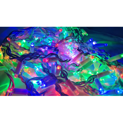 Instalatie de Craciun, 5 m franj FLASH Multicolor, 113 leduri, P9115RB / franjuri / turturi Sdx Marketï¿½