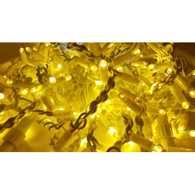 Instalatie de Craciun, 8 m franj FLASH Alba Cald, 176 leduri, P9116WW / franjuri / turturi / fir gros Sdx Marketï¿½