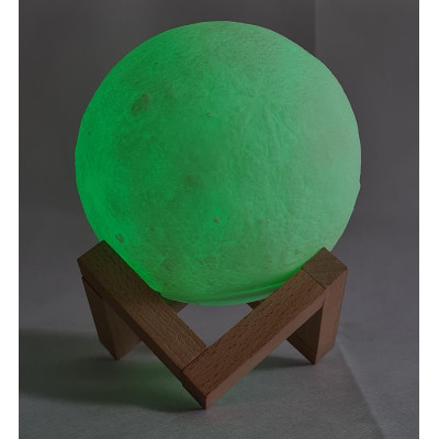 Lampa decorativa 3D Moon Light Multicolor, USB, Sdx Marketï¿½