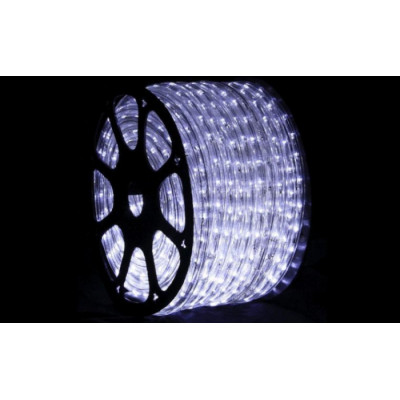 Instalatie Rola led 100 m ALB RECE furtun luminos + alimentator inclus
