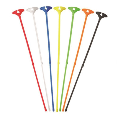 Set 10 bete colorate pentru baloane, tije 42 cm