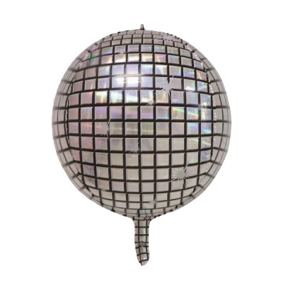 Balon figurina din folie de aluminiu tip Glob Disco, 55 cm