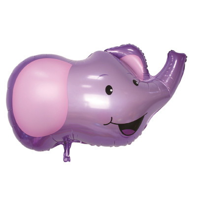 Balon figurina din folie de aluminiu tip Elefantel, 62 cm