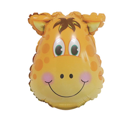 Balon figurina din folie de aluminiu tip Girafa, 90 cm