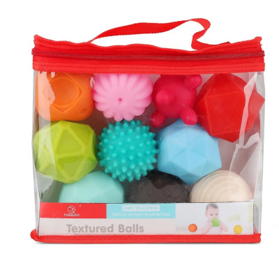 Set 10 mingi senzoriale bebe
