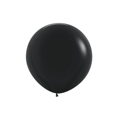 Balon mare din latex, Mirific Party, Negru, 90 cm