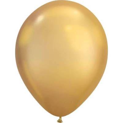 Set 2 Balone, Mirific Party, Gold Metalic, 45 cm, Latex