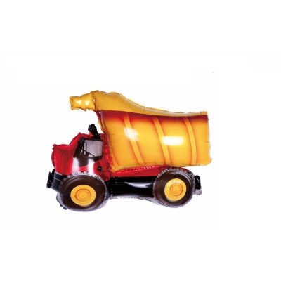 Balon figurina din folie de aluminiu tip Camion, 82 cm x 65 cm