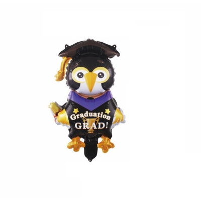 Balon figurina din folie de aluminiu tip Bufnita, 28 cm x 48 cm