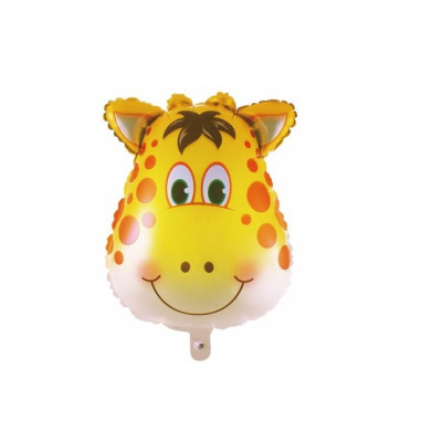 Balon figurina din folie de aluminiu tip Girafa, 43 cm x 58 cm