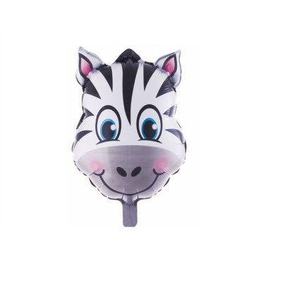 Balon figurina din folie de aluminiu tip Zebra, 43 cm x 59 cm