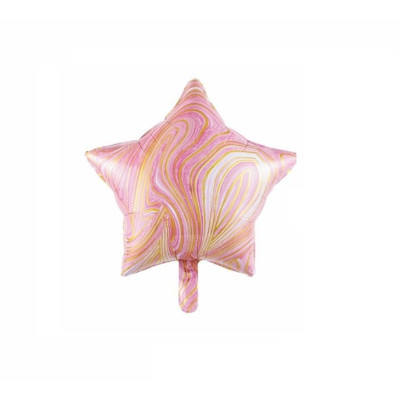 Balon figurina din folie de aluminiu, tip Stea, 45 cm