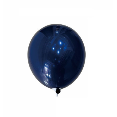 Set 100 Baloane Latex, Albastru inchis, Retro, 30 cm