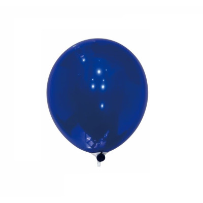 Set 100 Baloane Latex, Albastru, Retro, 30 cm