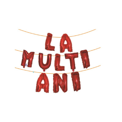 Set 10 Baloane din folie metalizata, 