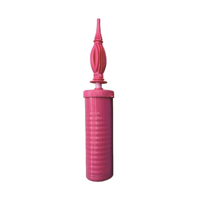 Pompa manuala de umflat baloane, 29 cm, Roz