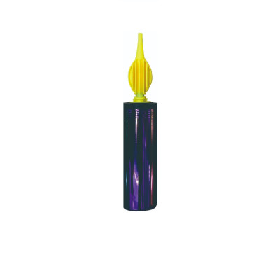 Pompa manuala de umflat baloane, 29 cm, Mov Cromat