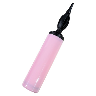Pompa manuala de umflat baloane, 29 cm, Roz Pal