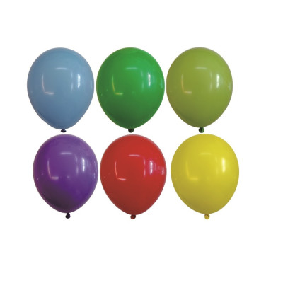Set 100 Baloane latex, Multicolor, 25 cm