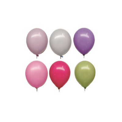 Set 8 Baloane latex, Multicolor Pastelat, 25 cm