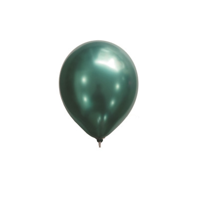 Set 20 Baloane latex, Verde Chrome, 30 cm