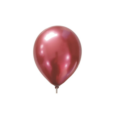 Set 20 Baloane latex, Rosu metalizat, 30 cm