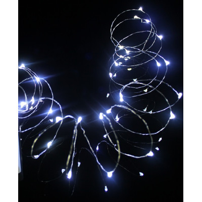 Instalatie de Craciun liniara cu USB, 10 m, cu 100 LED-uri, Albastru, fir subtire, rezistent la apa Instalatie de Craciun liniara cu USB, 10 m, cu 100 LED-uri, Albastru, fir subtire, rezistent la apa