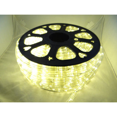 Instalatie Rola led ALB CALD 50 m furtun luminos + alimentator inclus / instalatie de craciun
