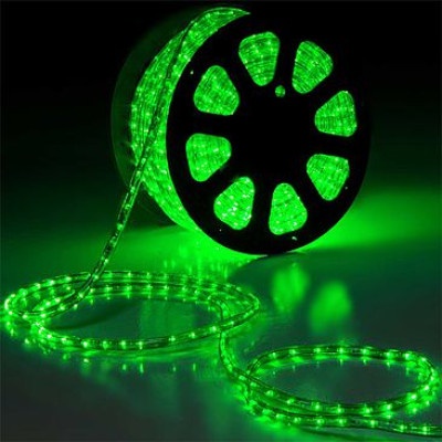 Rola led VERDE 50 m furtun luminos + alimentator inclus Rola led VERDE 50 m furtun luminos + alimentator inclus