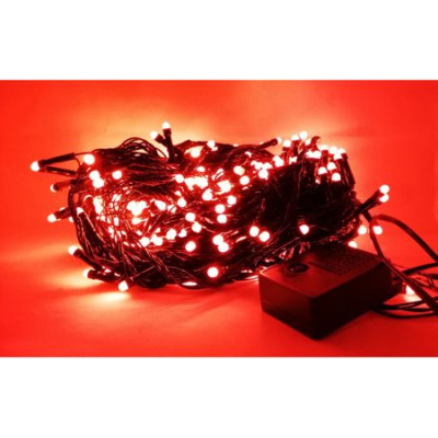 Instalatie de Craciun, 8 m, liniara Rosie, 100 leduri, 5818R, ghirlanda luminoasa Sdx Marketï¿½