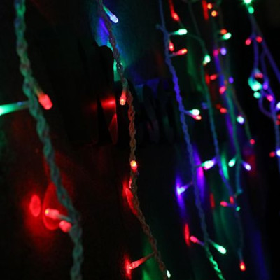 Instalatie de Craciun SDX, 8035RB, Perdea, Multicolor, 120 leduri, 3 m x 1 m Instalatie de Craciun SDX, 8035RB, Perdea, Multicolor, 120 leduri, 3 m x 1 m