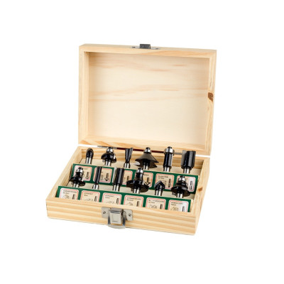 Set 12 buc freze TOLSEN tija de 6.25mm,