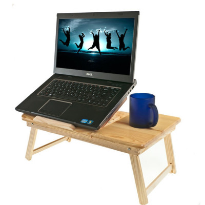 Masa din lemn pliabila si unghi reglabil pentru laptop de 17