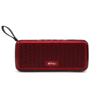 Radio Portabil AM/FM/SW Cu MP3 Player BiTec BR-801, Suport AUX, USB, TF Card, DSP, Rosu