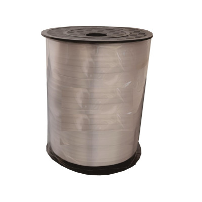 Panglica rafie pentru baloane sau cadouri, 5 mm x 460 m, Alb Panglica rafie pentru baloane sau cadouri, 5 mm x 460 m, Alb