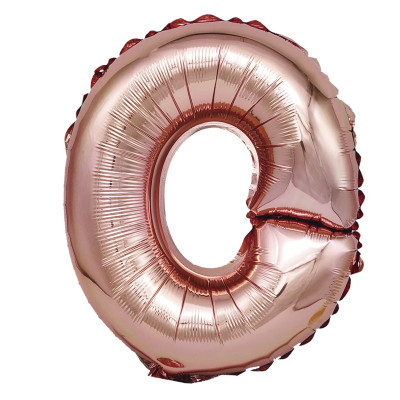 Balon din folie metalizata Rose Gold, Mirific Party, Litera O, 40 cm, Coral, roz Balon din folie metalizata Rose Gold, Mirific Party, Litera O, 40 cm, Coral, roz