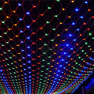 Instalatie Craciun 3 m x 3 m, Plasa Multicolora, 360 LED